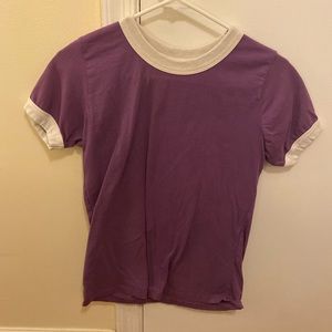 purple big bud press ringer tee